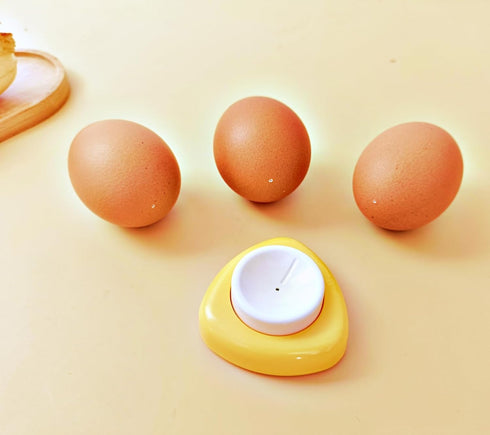 ChaLeeMoo Magenetic Egg Piercer Tool for Raw Eggs to Get Good Hard Boiled Eggs, Egg Poker Pricker with Safety Lock Egg