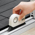 Groove Cleaning Brush, 2 In 1 Grout Cleaner Tool with Hard Bristle for Sliding Door Track and Window Sill