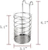304 Stainless Steel Utensil Drying Rack/Drainer Basket for Chopsticks, Spoon, Fork, Knife Storage (Round)