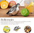 Bellemain Citrus Juicer | Metal Lemon Squeezer | Lime and Lemon Juicer Stainless Steel with Silicone Handles | Manual