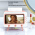 SGVAHY Retro TV Tissue Box Holder | Cute and Practical Cell Phone Holder, Tampon Holder (TV Pink)