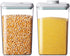 EQI Food Storage Containers with Lids,2.9Qt 2Pcs Airtight Pop Food Storage Containers, BPA-Free
