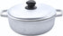 IMUSA 2.6 Quart Traditional Caldero with Lid, Silver, Made in Colombia