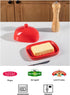 Countertop,Porcelain 7.3*4.1 inches Sweejar Ceramic Butter Dish with Lid for Butter Keeper with Knob Handle,Butter