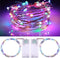 Waterproof LED String Lights, 2 Pack 20ft 60 LED Festival Decorations, Battery Powered Copper Wire Fairy Lights