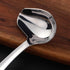BuyGo Sauce Ladle, Drizzle Spoon with Spout, Stainless Steel Kitchen Utensil, 8.67 Inch, Silver