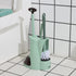 Set,Green 3 1 Home,Set 1 Cq acrylic Toilet Brush and Plunger in Bathroom Scrubber Plunger and Angled Toilet Bowl Brush