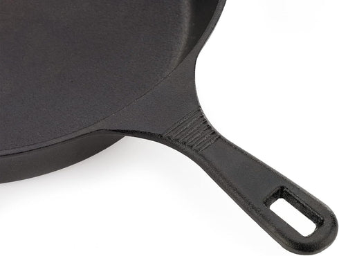 Mercer Culinary Pre-Seasoned Cast Iron Skillet, 12-Inch