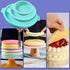 Newk Silicone Round Cake Mold - 3 Packs for Layer Cakes, Rainbow Cakes, Resin Coasters (4”, 6”, 8”)