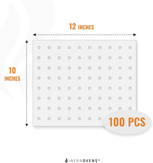 Parchment Paper Sheets for Toaster Oven, 10 x 12 Precut Non-Stick Oven Liners for Baking and Cooking
