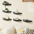 Set 3, 15.4" Olakee Floating Shelves for Wall of Rustic Wood Wall Mounted Shelves for Bathroom, Bedroom, Living Room