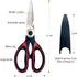 Multipurpose Kitchen Scissors, Left and Right Handed Kitchen Shears, Stainless Steel Blades, Kitchen Gadgets