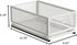Sliding Cabinet Basket Organizer Drawer, Heavy Duty Carbon Steel Slide Out Pantry Shelves with Handle for Kitchen