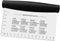 Stainless Steel Dough Bench Scraper & Chopper, Black Pastry Cutter for Kitchen, 1 Pack