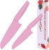 Nylon Knife for Nonstick Pans, 2 pcs Kitchen Knife, Safe for Kids, High Temperature Resistant up to 460°F (Pink)