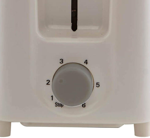 Continental Electric CE-TT011 2 Slice Electric Toaster, White