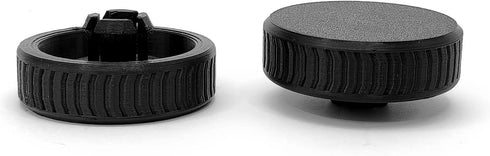 2PCS Black Upgraded Replacement Wheel for Hart 20V Stick Vacuum (HPSV50B,HPSV50,HPSV01B), Replacement Wheels Accessory by ODO LUCK