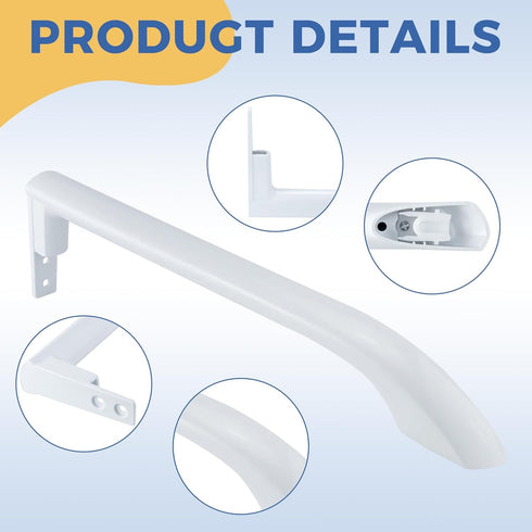 AMI PARTS 5304486359 Refrigerator Door Handle, Replaces 5304506469 5304504507 242059501 242059504 (2 Pack)
