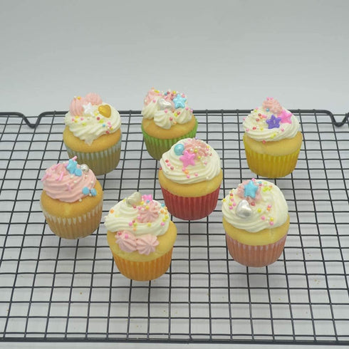 Bright Rainbow Cupcake Liners, Mini Greaseproof Paper Baking Cups, 150-Count