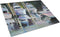 Caroline's Treasures JMK1048LCB Large Decorative Glass Cutting Board, Deep Sea Fishing Boats, Tempered