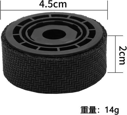 Non-Slip Replacement Tires Compatible with iRobot Braava Jet M6 Robot Mop (2PCS)