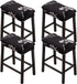 Bar Stool Cover Rectangle Set of 4 Printed Stretch Counter Height Bar