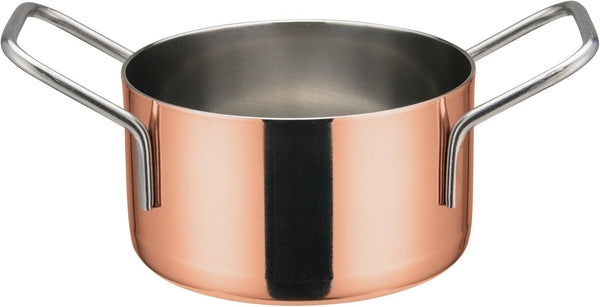 WINCO Mini Casserole, Copper , 3.5" x 2" by Winco