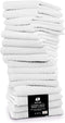 Tukasa Linens 16 Pack Cotton Washcloths for Body and Face, 12x12 Inches, Pack of