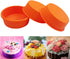 Silicone Mould for 4.5 Inch Layer Cake Pan, Set of 4 Round Cylinder Rainbow Cake Pans, Vegetable Pancakes