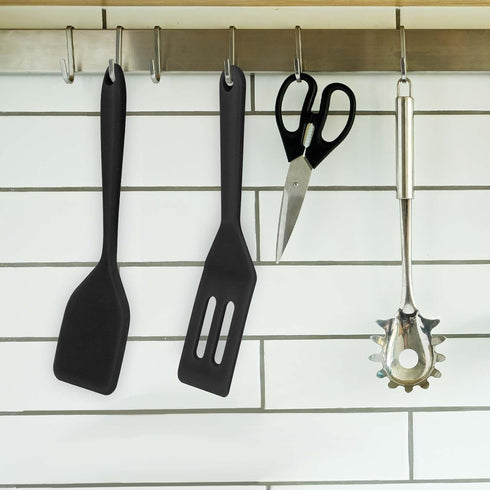 2 Pieces Mini Silicone Spatula, Nonstick Heat Resistant Small Spatulas for Kitchen Cooking