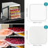 8 8 (11x 11in) Pcs Silicone Food Dehydrator-Trays with Edge, Pcs Mesh Dryer Mats,Reusable Non Stick Silicone Dehydrator