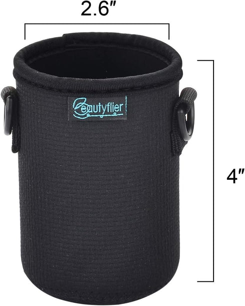 Beautyflier Neoprene Can Sleeve with Adjustable Shoulder Strap for 12 Ounce Energy Drink, Beer Can Holder