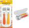 Mama Noodle Falling Prevention Fork and Spoon Pumpkin & Carrot