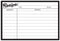 Recipe Index Cards, 40 Count - Size 4x6 - Black