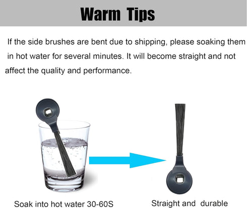 Replacement Side Brushes for Shark Vacuum Cleaner, Compatible with ION Robot Models, AV2501AE, RV1000