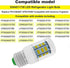 Sigely KEI D34L Refrigerator Bulb Replacement for Frigidaire 5304511738 E27 LED Light Bulb (2 PCS)