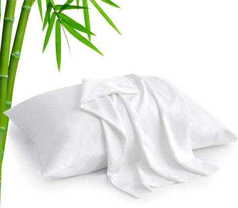 BEDELITE Standard Pillow Cases Set of 2, Cooling Rayon Pillowcases for Hot Sleepers & Night Sweats