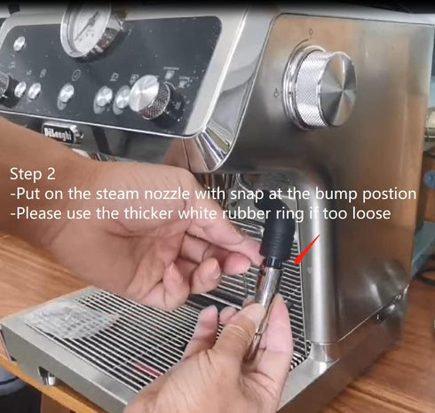 Steam Nozzle Tip for Delonghi Stilosa EC260, Replacement Wand Tip for Delonghi Steamer Upgrade