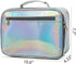 FlowFly Kids Lunch Box Insulated Soft Bag Mini Cooler Thermal Meal Tote Kit for Girls, Boys, Silvery