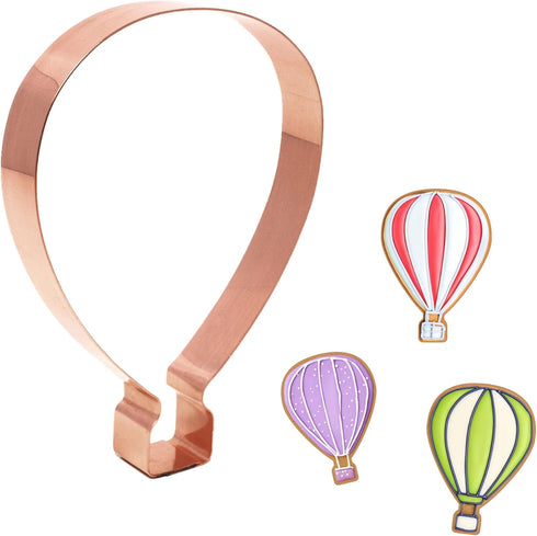 Hot Air Balloon Cookie Cutter - 5 Inch Handcrafted in USA by The Fussy Pup