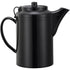 Service Ideas TST612BL Double Wall Teapot with Tether, Plastic, 16 oz., Black