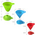 Kitchen Funnel Set of 3, Large Medium Small, Food Grade Silicone Collapsible Funnels for Kitchen Use