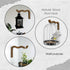 2-Piece Set 6 Inch EvenWood of Wavy Wooden Wall Planters for Indoor Plants - Natural Plant Hook for Wall Plant, Wind