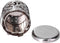 Portable Stainless Steel Camping Heater, Small Propane Butane Candle Tent Heater, Emergency Heater (Silver)