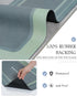 MontVoo Non Slip Bath Mat Rug, Super Absorbent Quick Dry Bathroom Rug 17"x27" Green