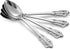 KEAWELL Luxury Dinner Spoon Set of 4, 18/10 Stainless Steel Mirror Polished Tablespoons, 7.8 Inches, Silver