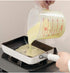 Plastic Measuring Cup Set, 3Pcs BPA Free Clear Heat-resistant with Angled Grip and Spout for Kitchen Use