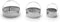 Fox Run Crinkled Cookie Cutter Set, Stainless Steel, 3-Piece