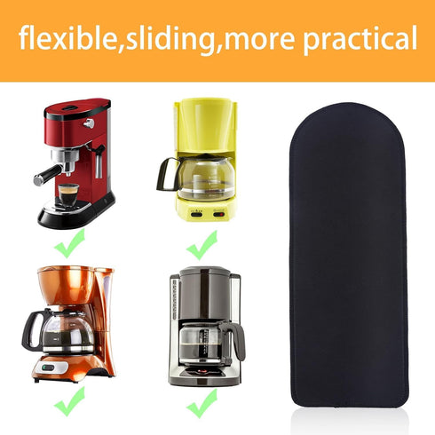 Coffee Maker Mat for Countertops, Appliance Sliders for Kitchen Appliances, Small Appliance Coffee Maker Slider, Coffee