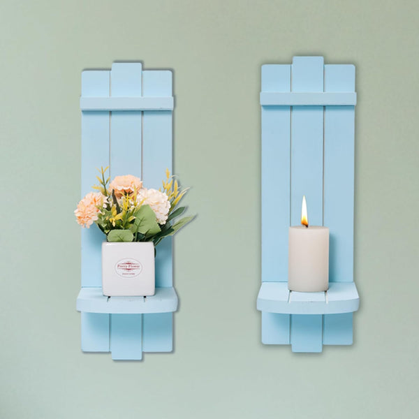 Yorkmills Sconces Wall Decor Set of 2, Wall Candle Holder Rustic Home